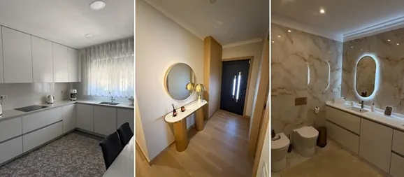 Ambiente de decoração de interiores